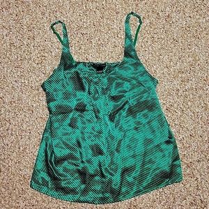 Green Polka dot Camisole